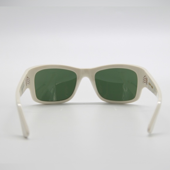 NEW CELINE CL40079I 25N WHITE GREEN UNISEX SUNGLASSES CELINE - Picture 6 of 11